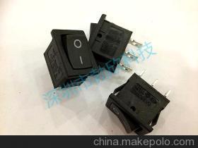 【船形開關(guān) 翹板開關(guān)船型開關(guān) 電源開關(guān)KCD1-102全黑 多國認(rèn)證 環(huán)保】價格,廠家,圖片,電工開關(guān),深圳勃欣科技-